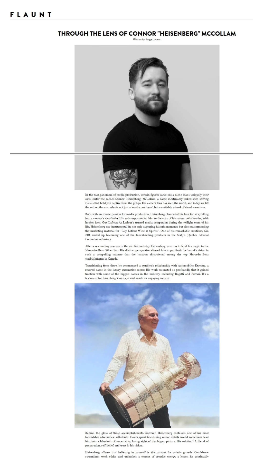 Get Featured in FLAUNT magazine, USA