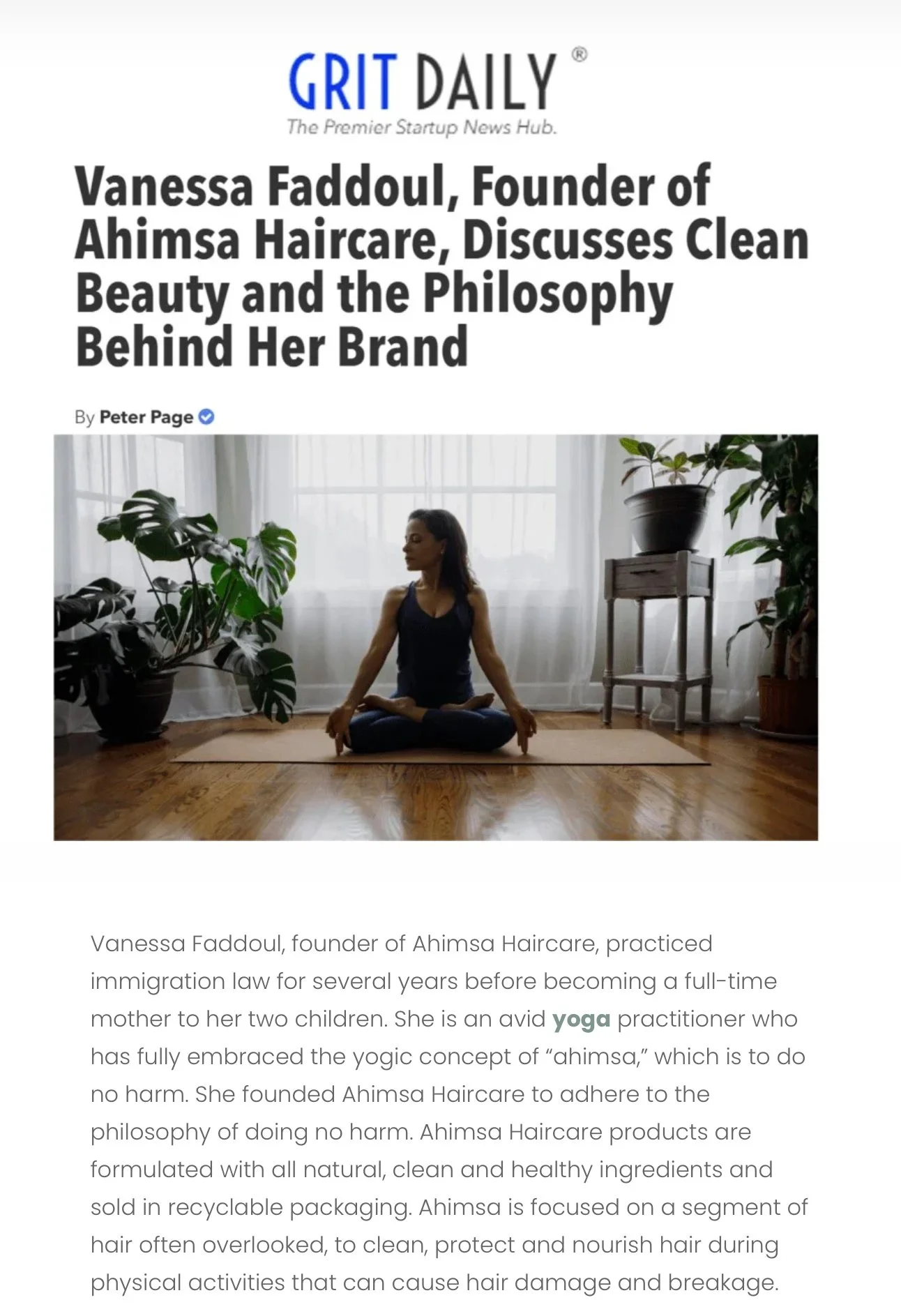 Get Featured In Grit Daily, USA