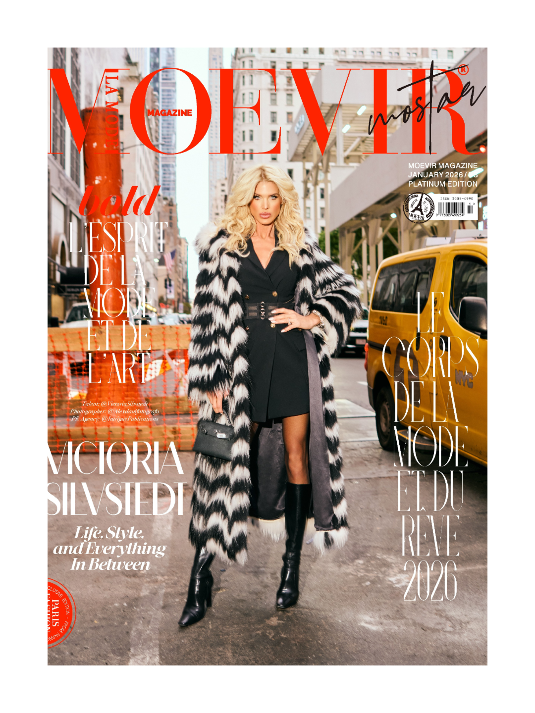 Star on the cover of Moevir magazine