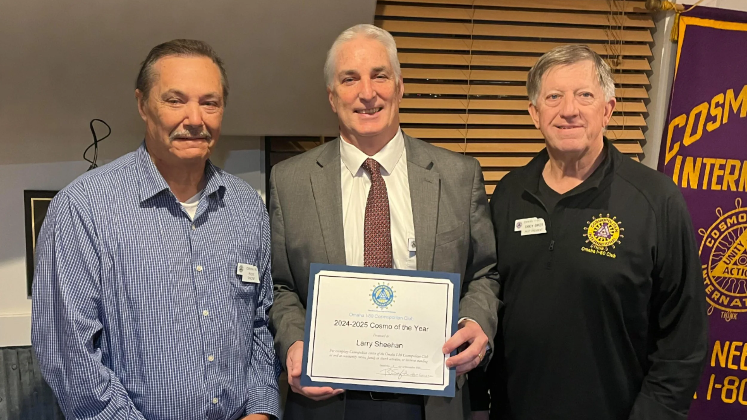 2025 Cosmo of the Year - Larry Sheehan