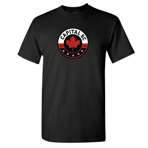Gildan Unisex Capital SC Crest Printed T-Shirt