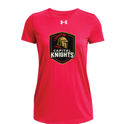 UA Women's Knights Crest Printed Team Tech T-Shirt
