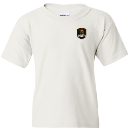 Gildan Youth Knights Emblem Printed T-Shirt