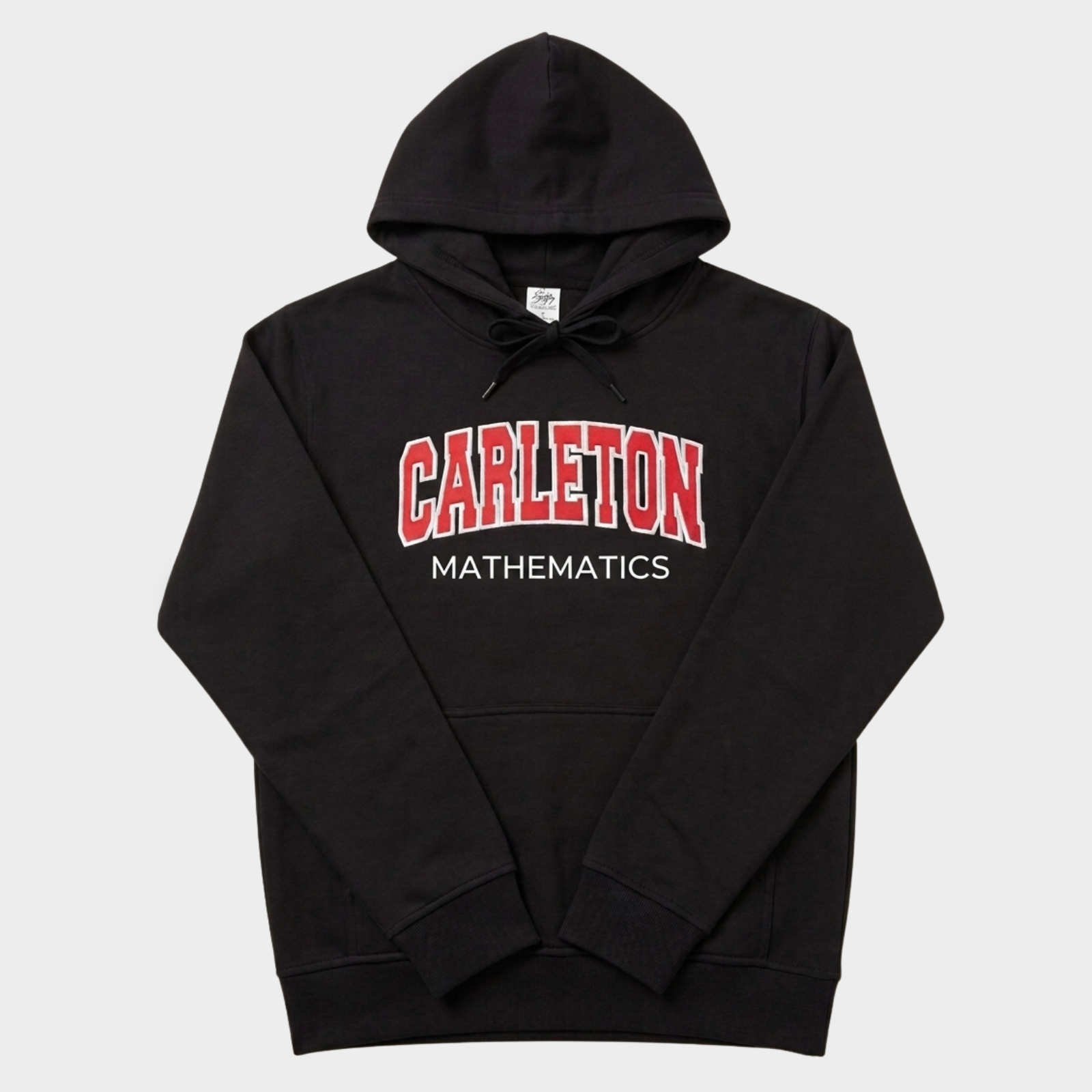 Black hoodie with 