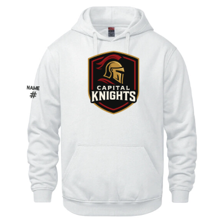 Vault Unisex Knights Crest Printed Hoodie