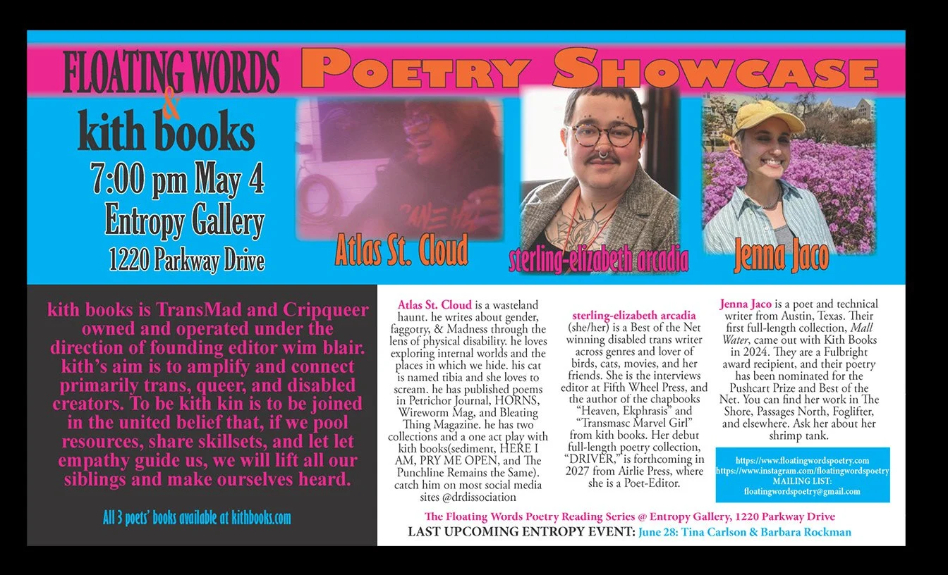 kith books spotlight: Atlas St. Cloud, sterling-elizabeth archadia, &amp; Jenna Jaco