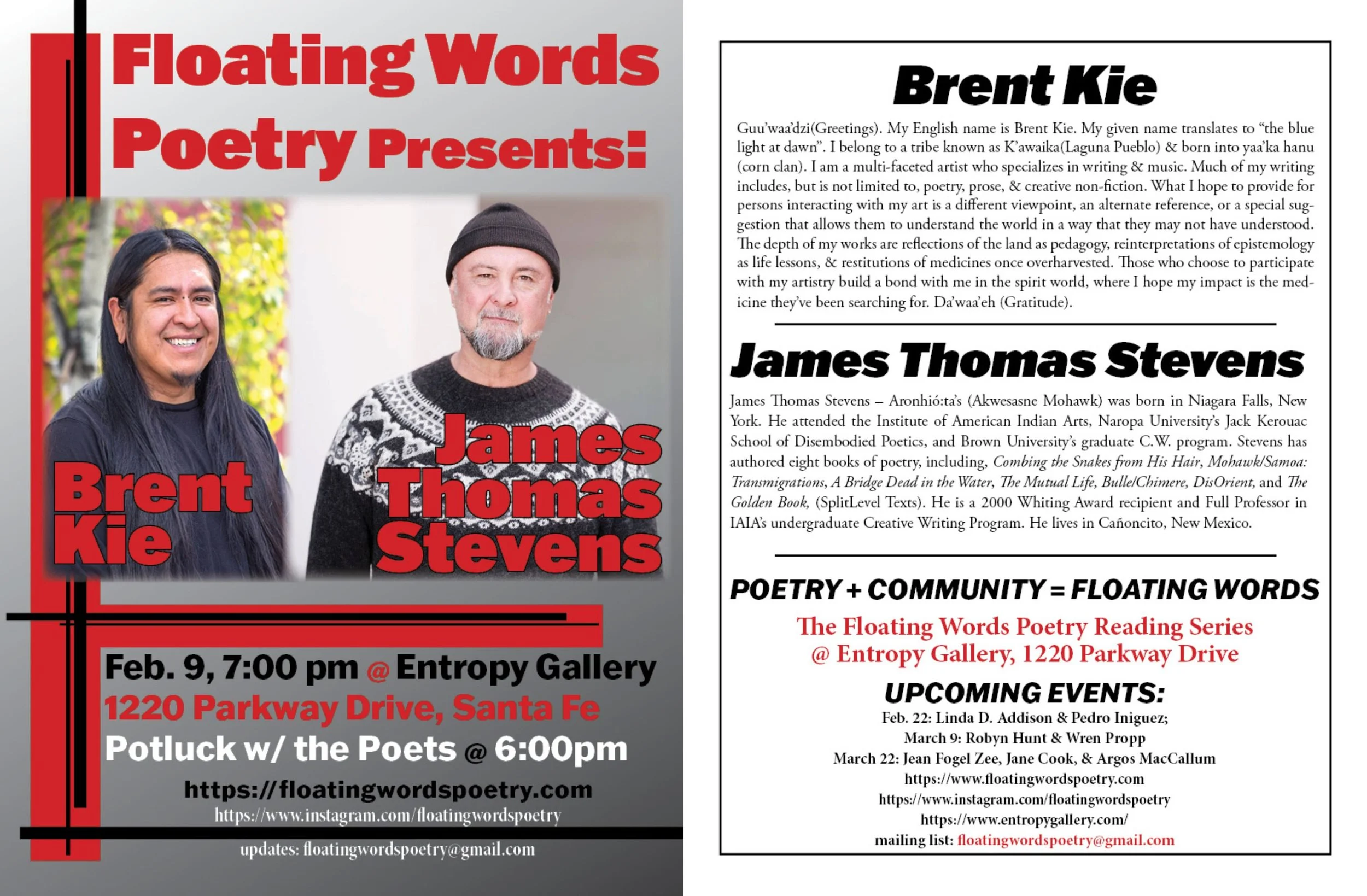 Brent Kie &amp; James Thomas Stevens 02.09.2026