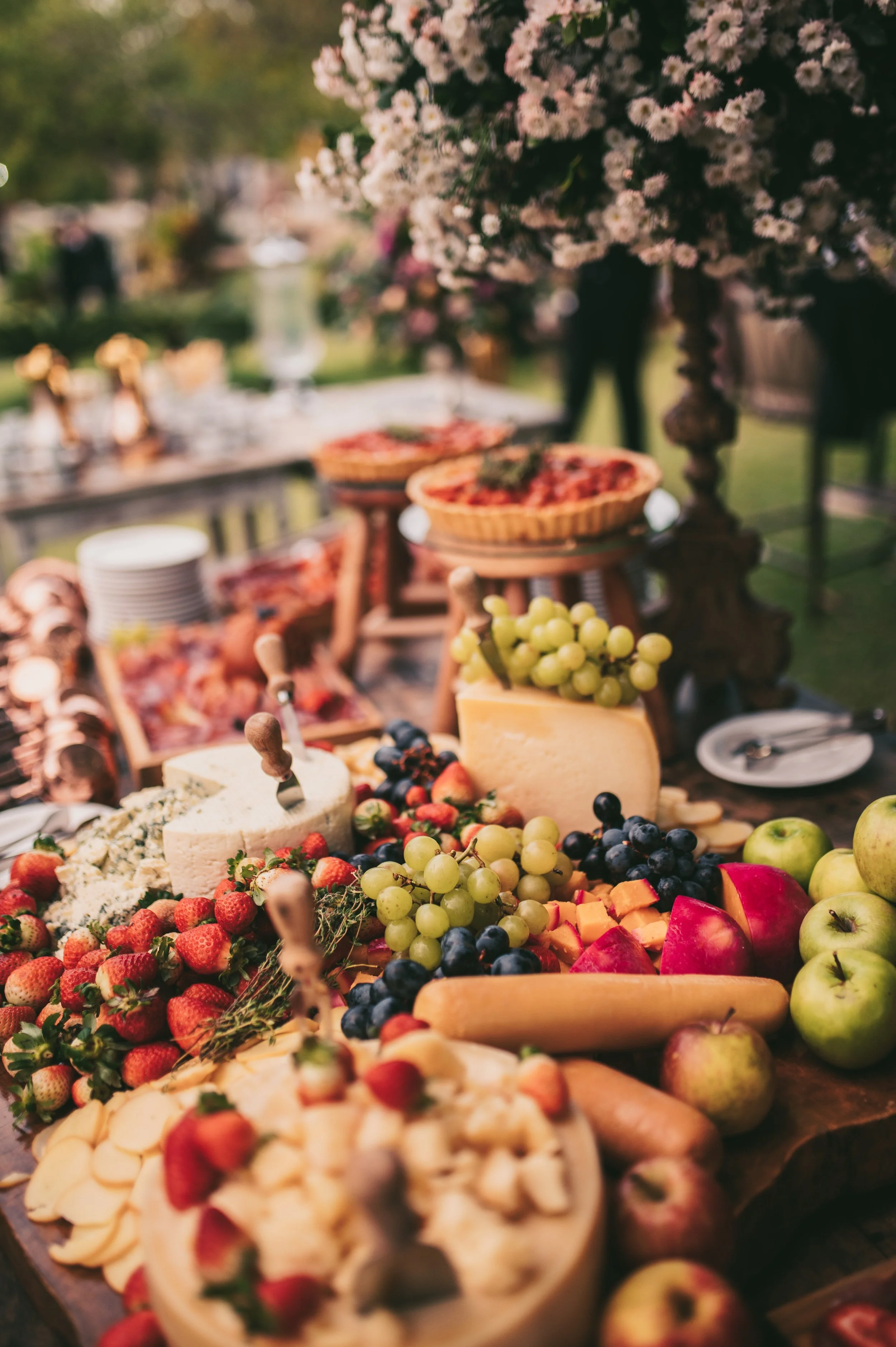 Wedding charcuterie and grazing table catering in Metro Detroit.