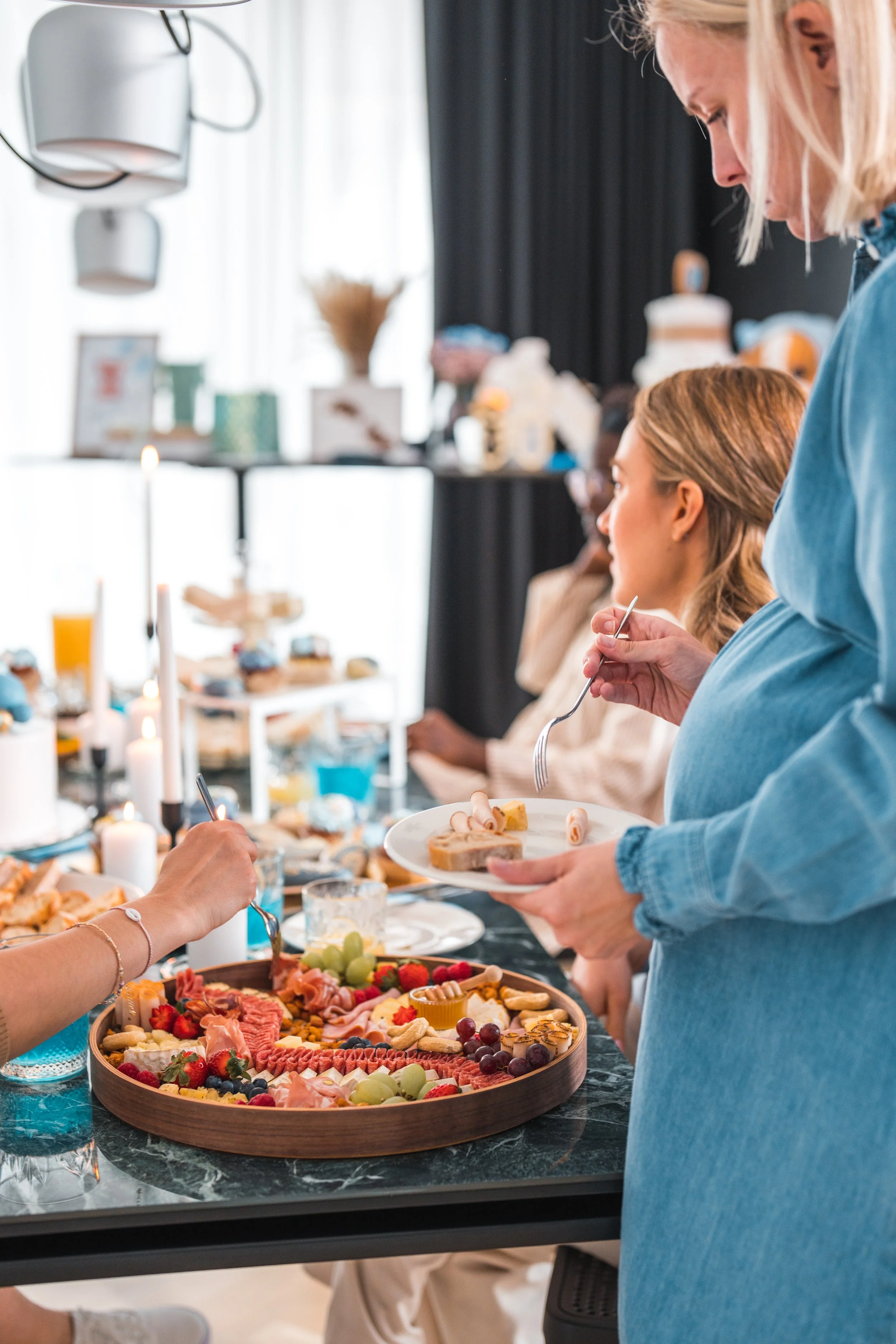Bridal and baby shower charcuterie catering in Metro Detroit.