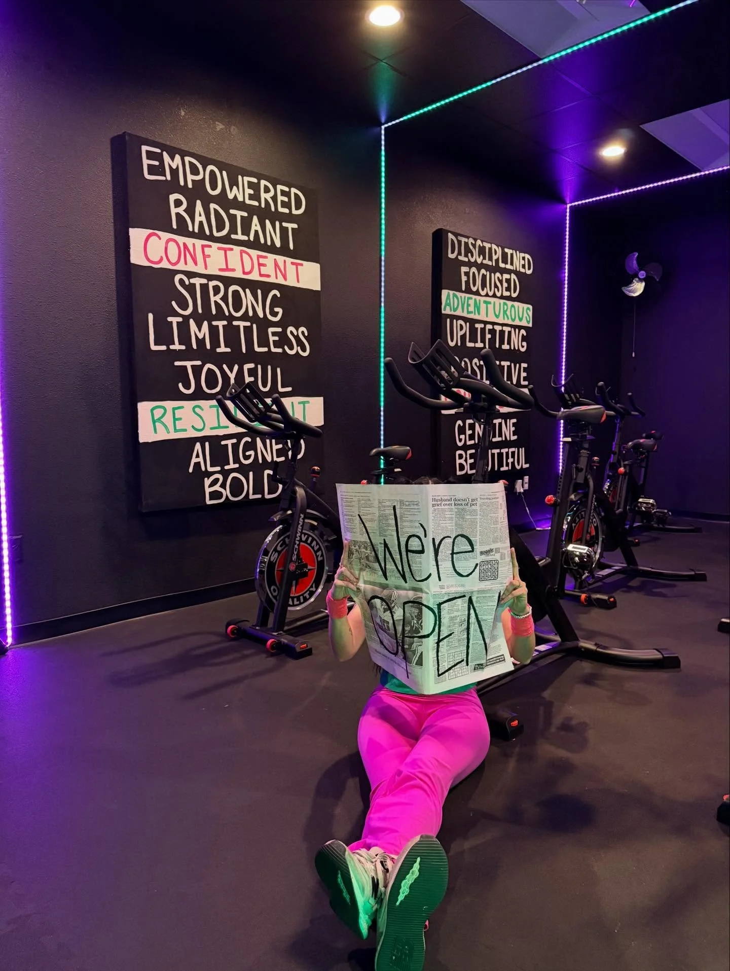 Did you hear?? WE ARE OPEN! 
You can now book a membership and hop in a class the same day! We have a variety of class times to choose from. If cycle isn&rsquo;t your thing, our open gym is also open. 

Check our website or the GloFox app for the cla