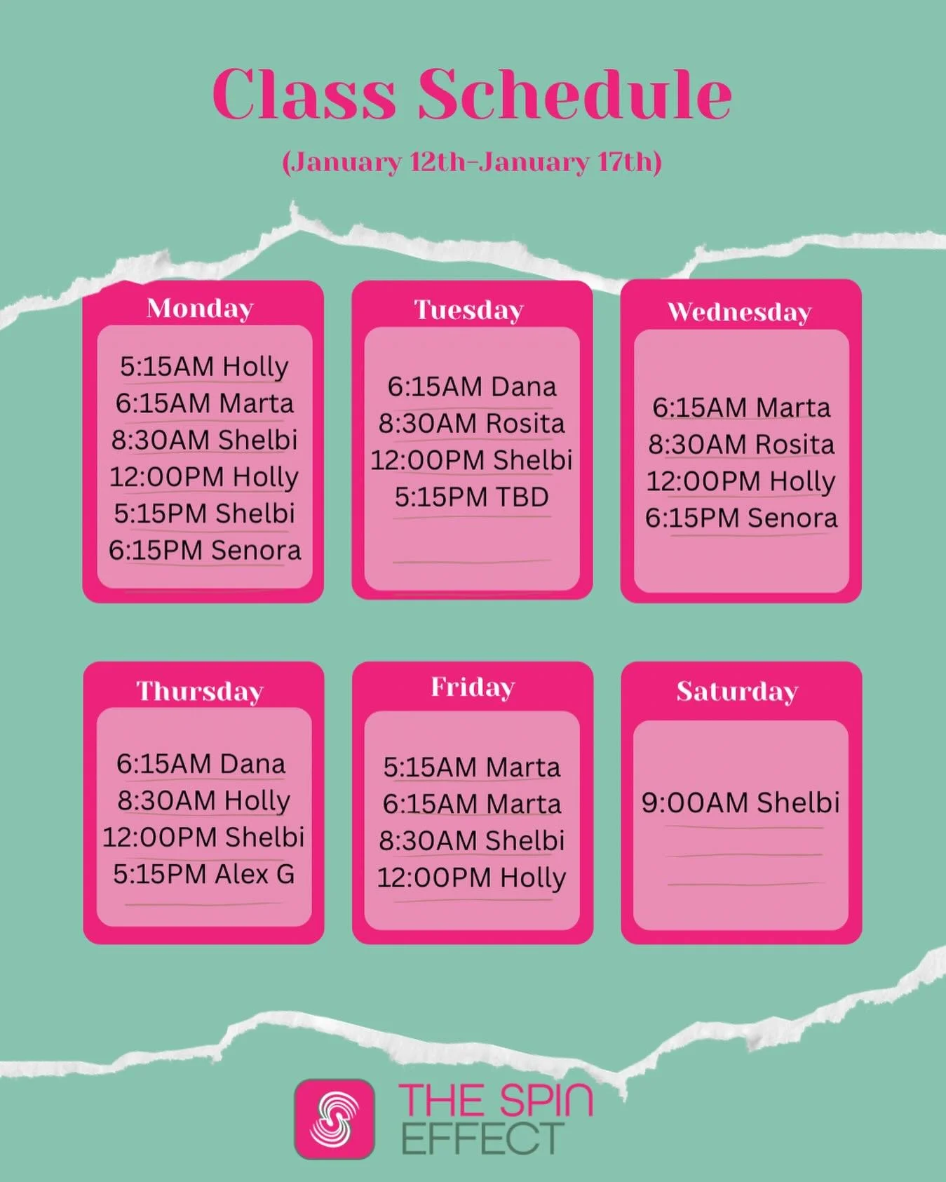 This week&rsquo;s class schedule is live! 🙌
You can book your rides up to 2 weeks in advance, so snag your spot early. Let&rsquo;s pack these classes and show our instructors all the love they deserve! 
#thespineffect