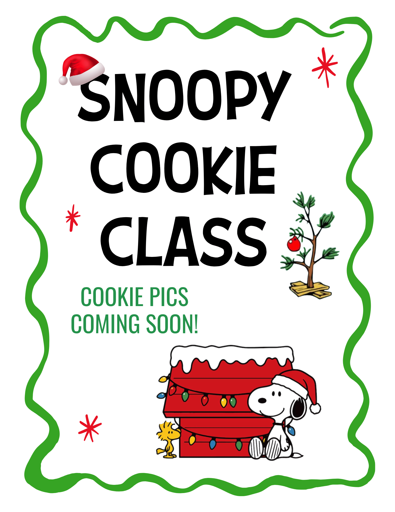 Dec 2026 Snoopy Christmas Themed Class in McLouth