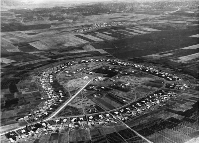 settlement in lahish strip.ashdod.1953.jpg