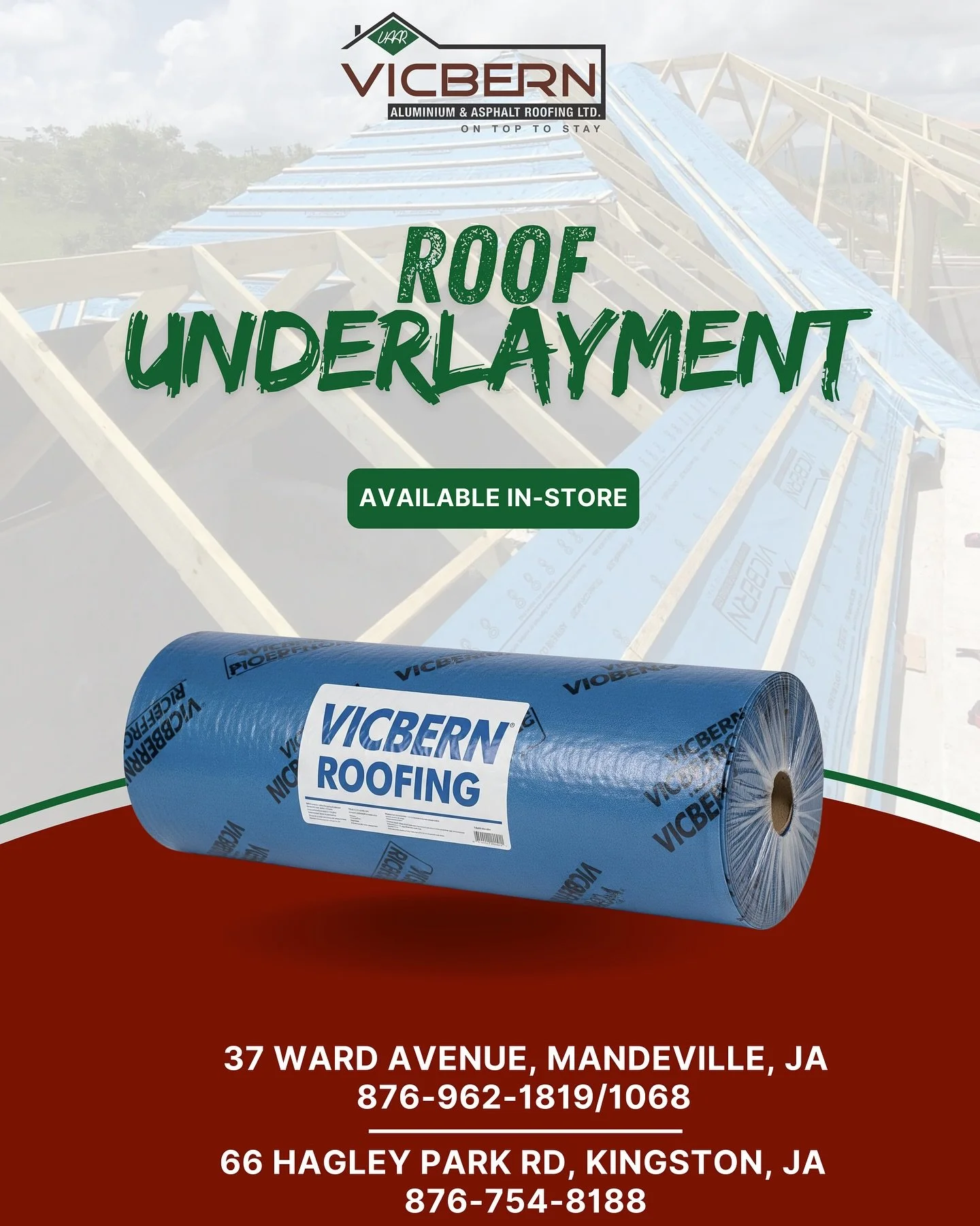 Now available &mdash; Vicbern Roofing tiles! Strong, stylish, and built to last. Secure your home with the protection it deserves.