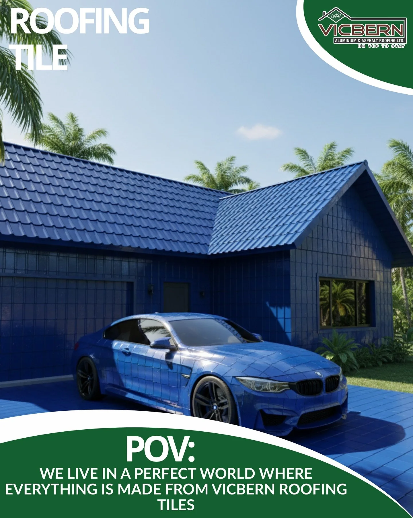 POV: We live in a perfect world where everything is made from Vicbern Roofing. ๐งฑโจ
Built strong. Built to stay on top.
#VicbernRoofing #OnTopToStay #BuiltStrong