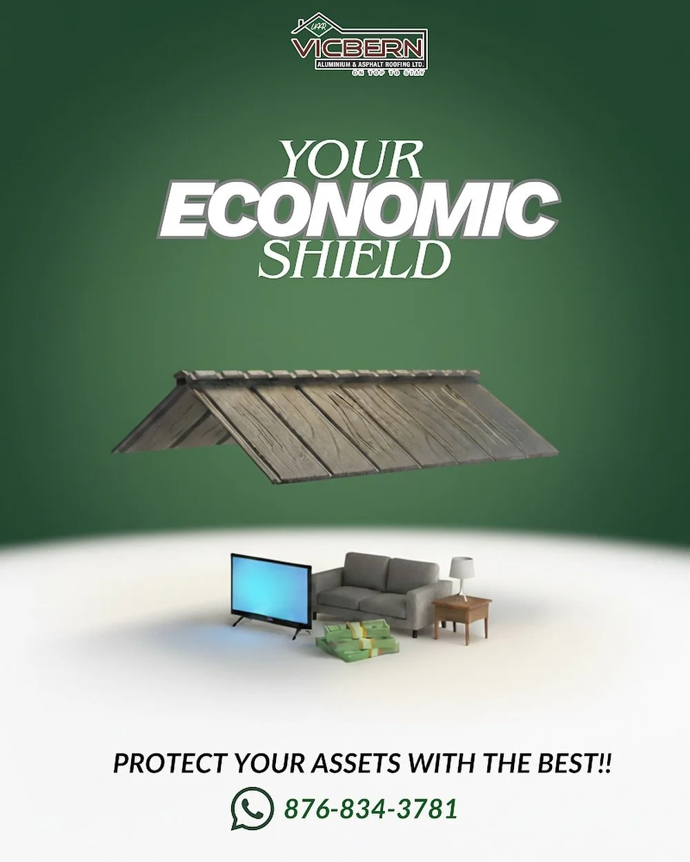 A stronger roof means stronger savings. Vicbern Roofing &mdash; the economic shield your home deserves!
#vicbernroofing #ontoptostay