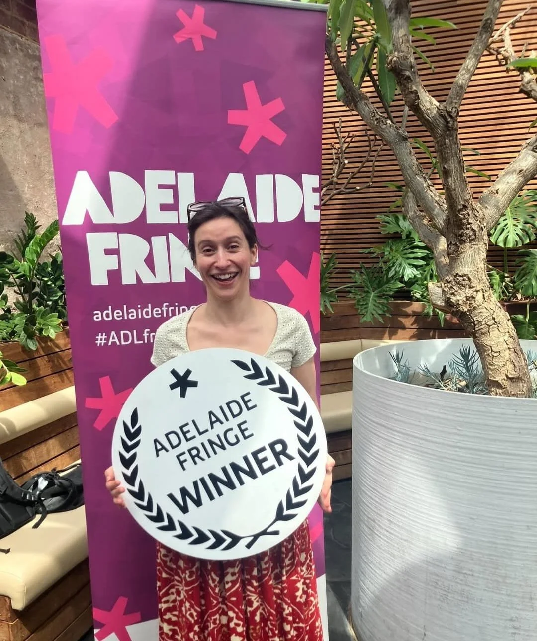 Love Hunt wins the Adelaide Fringe Weekly Comedy Award!