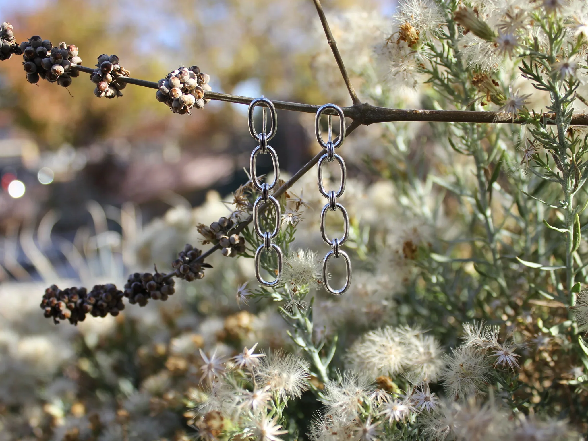 Cindre Quad Links Earrings