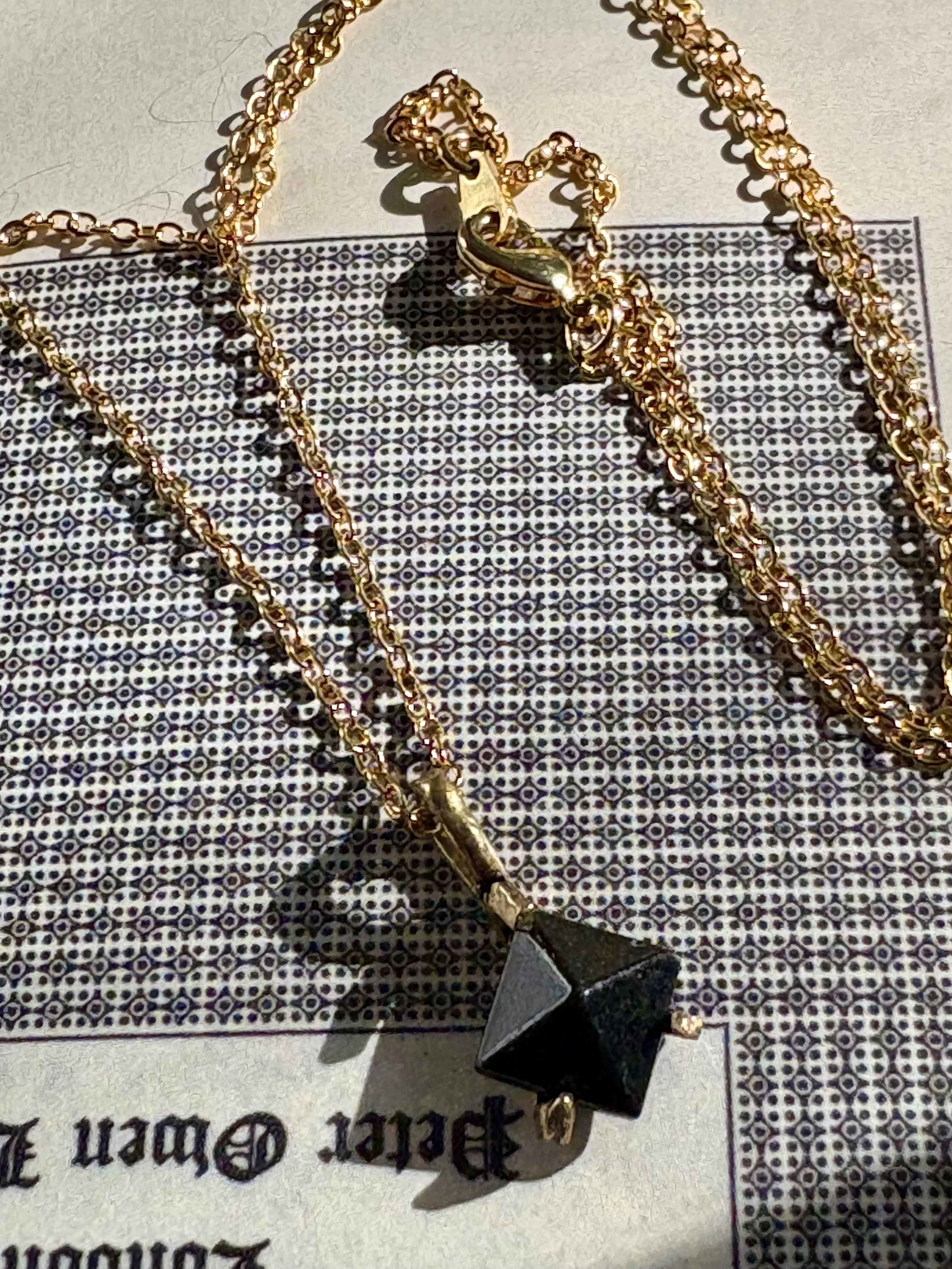 Black Willow Jewelry Mini Pyramid Pendant