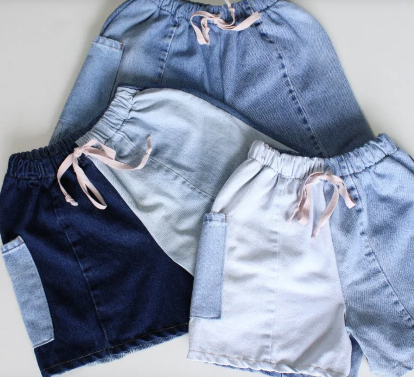 American Recycled Clothing Denim Shorts