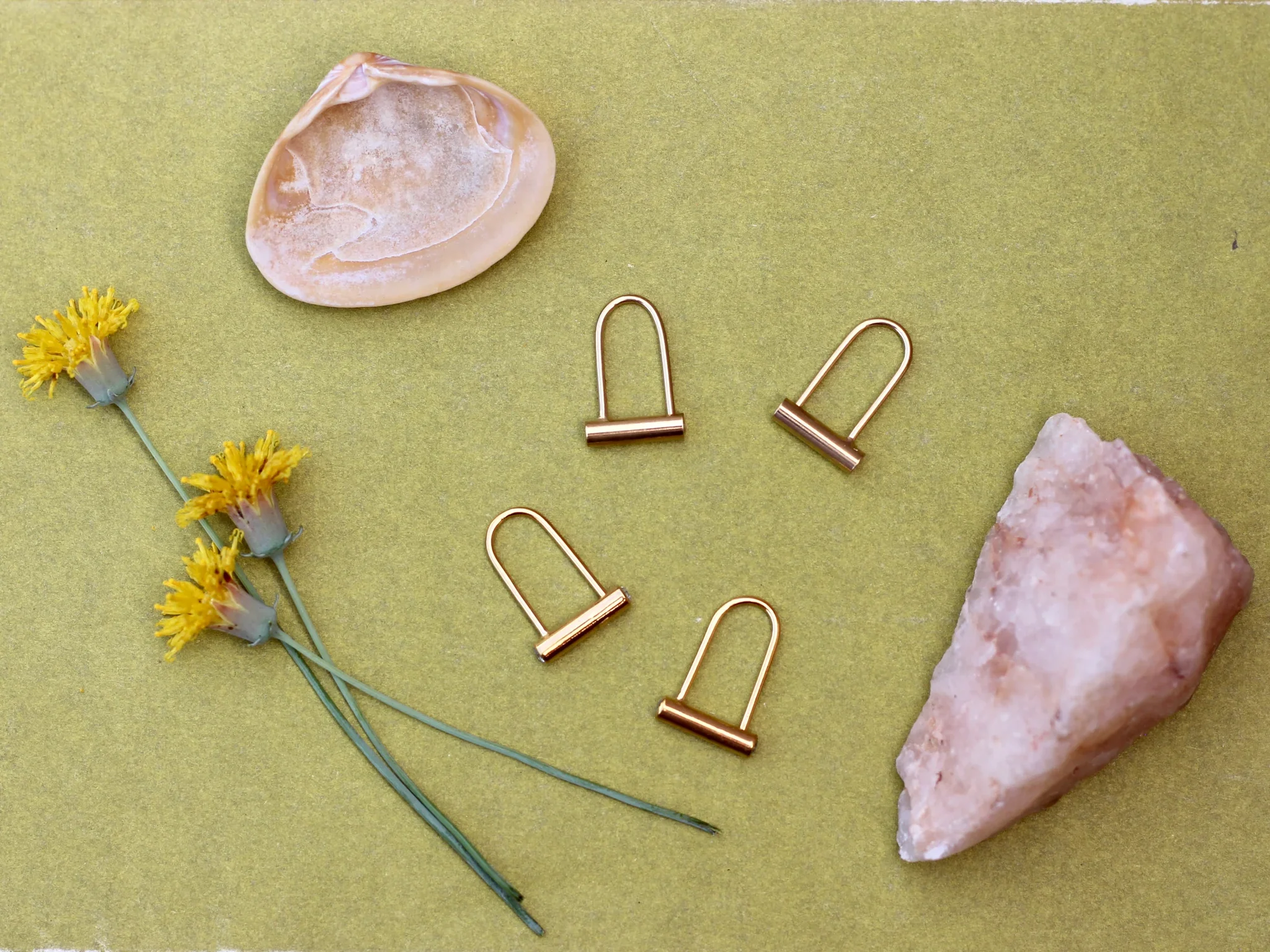 Cindre Baby Bike Lock Earrings