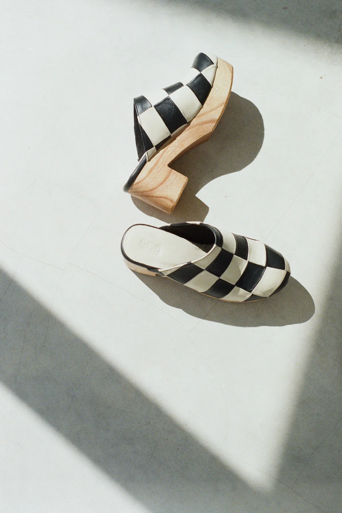 Balm Wears Checkered Clogs