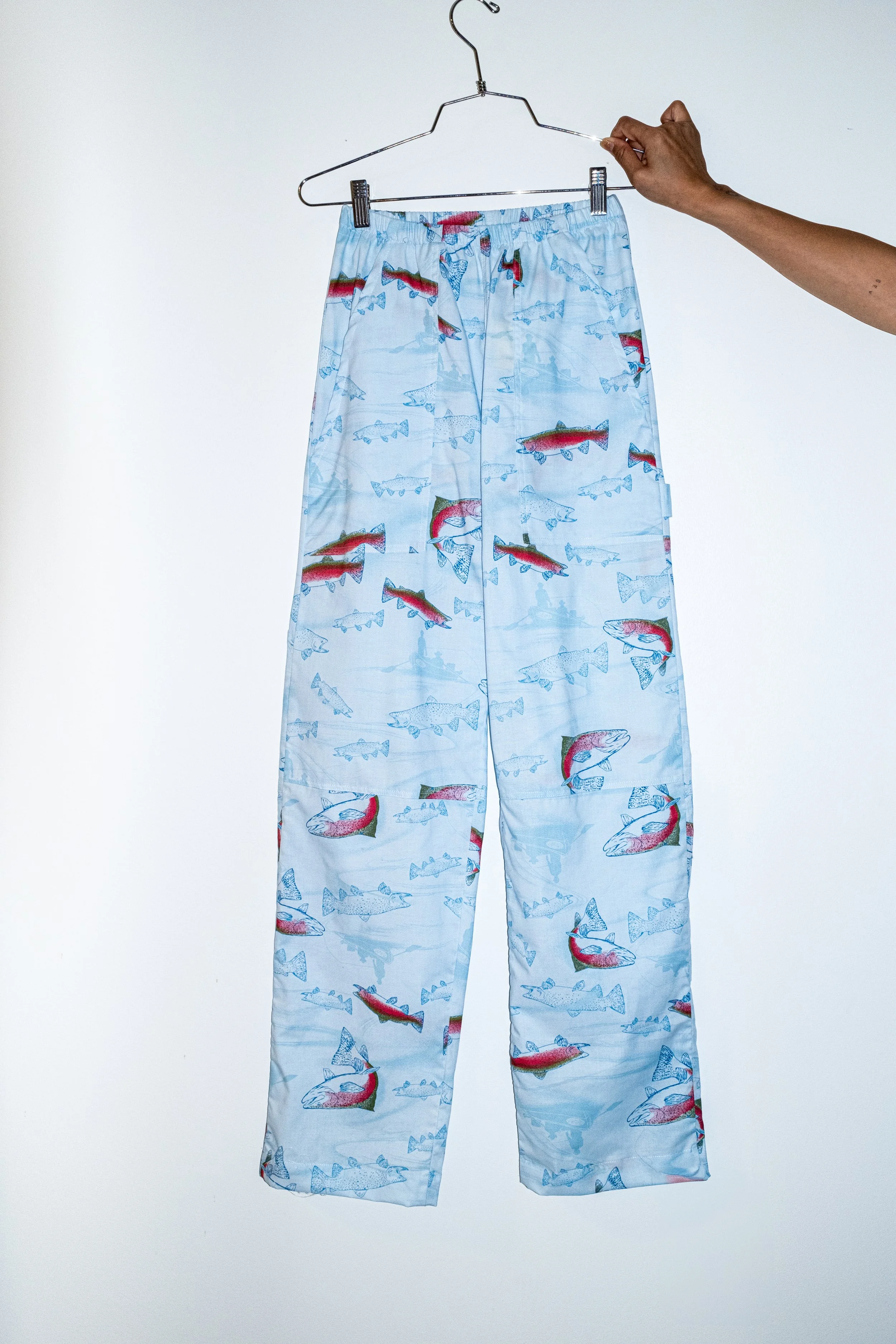 Et Tigre Sunny Fish Print Pants
