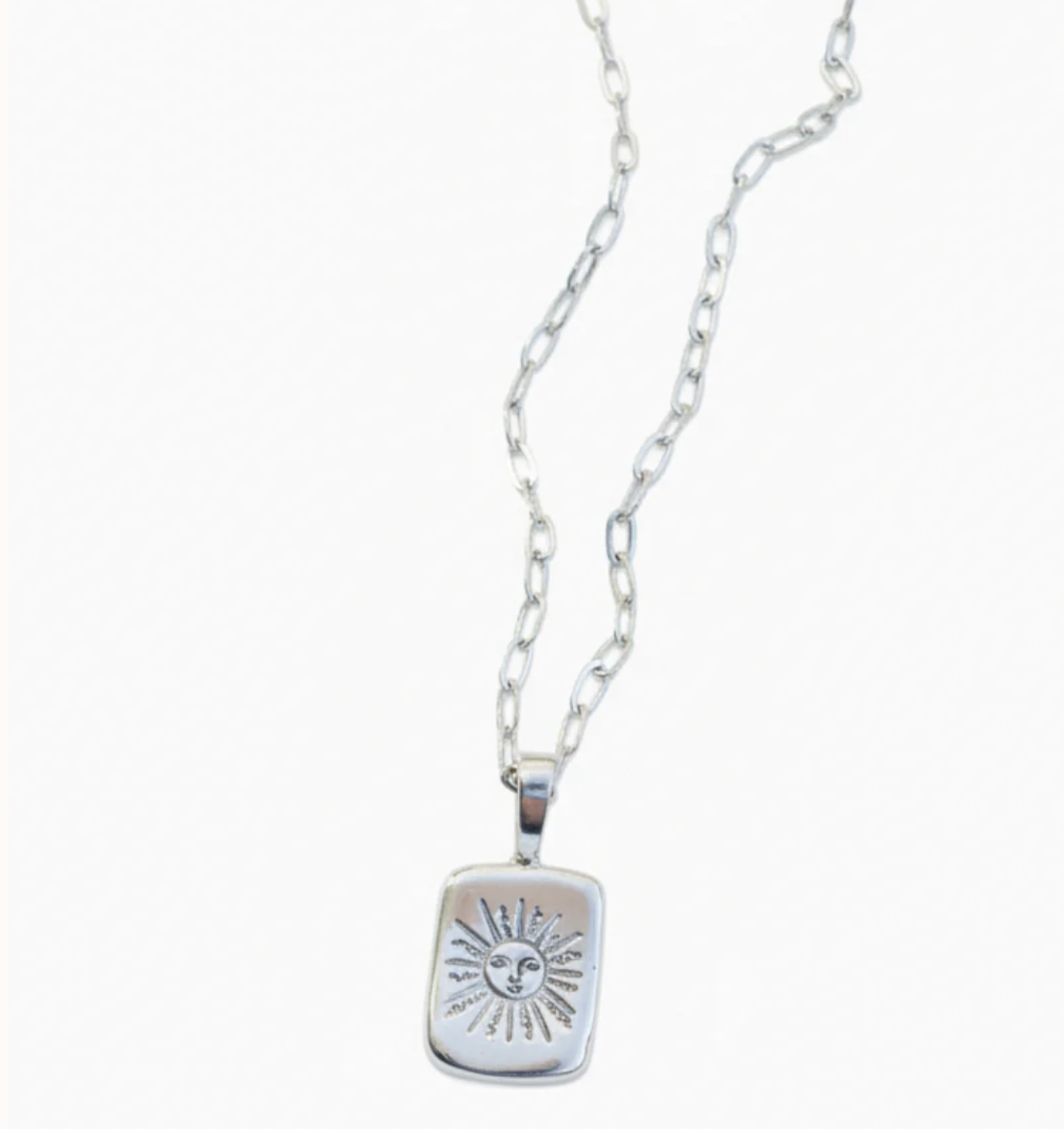 Dea Dia Sun Tarot Card Necklace