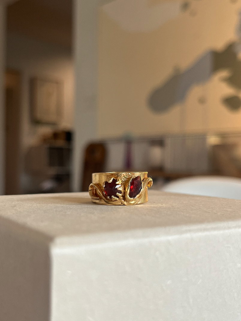 Black Willow Jewelry Ghost Plant Ring