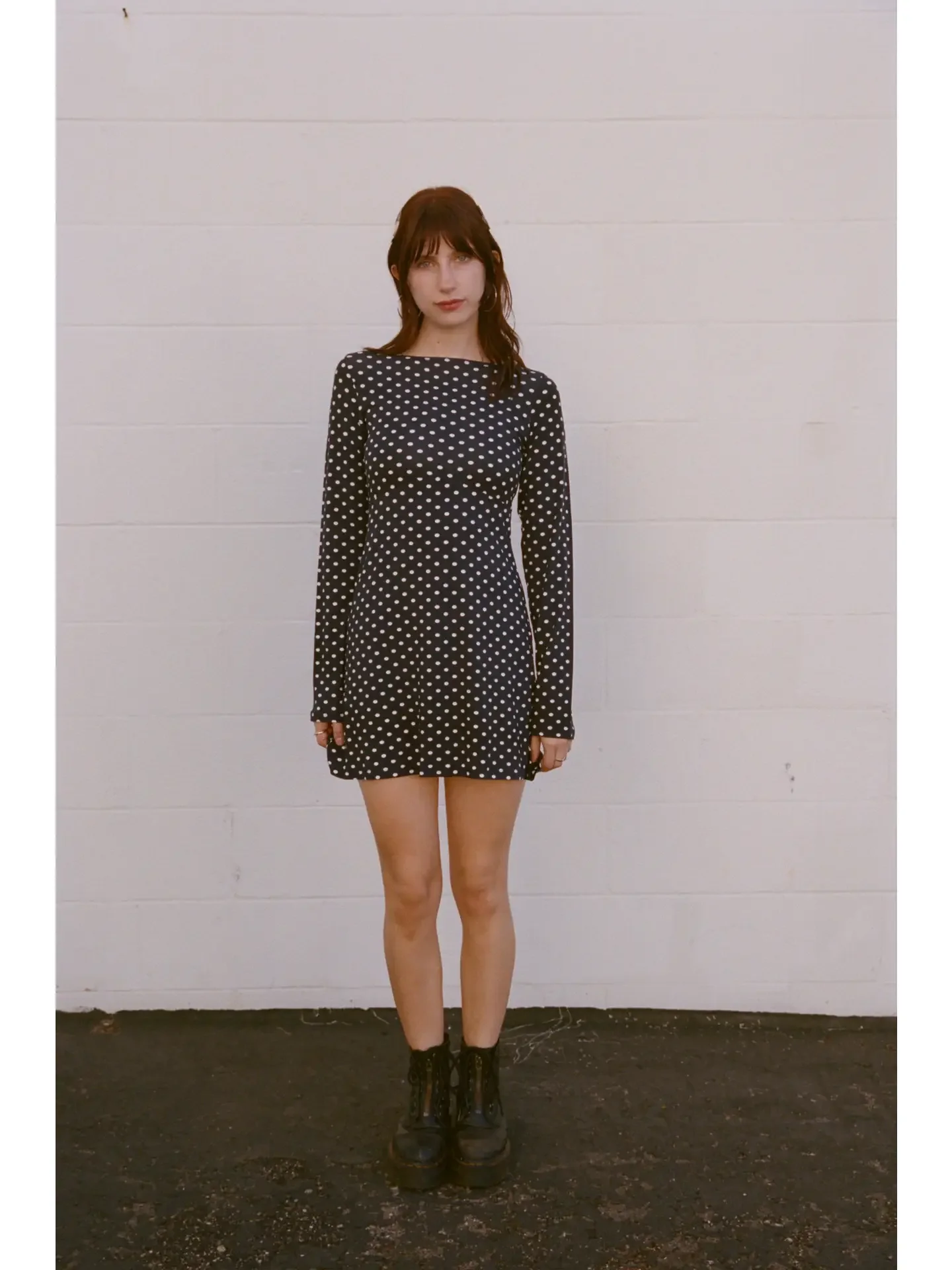 Rat Boi Boatneck Mini Dress