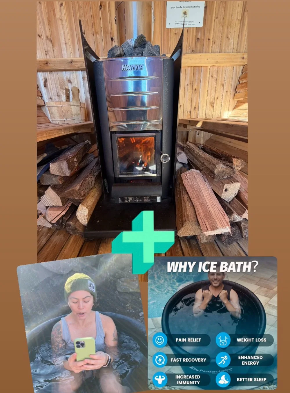 sauna and cold plunge in ri