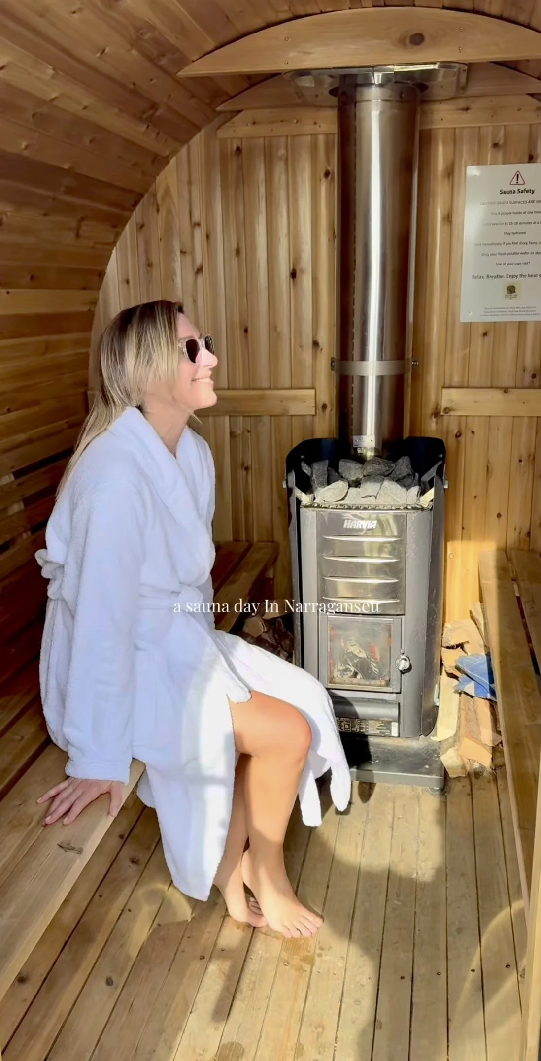 sauna on location mobile sauna in RI bachelorette party