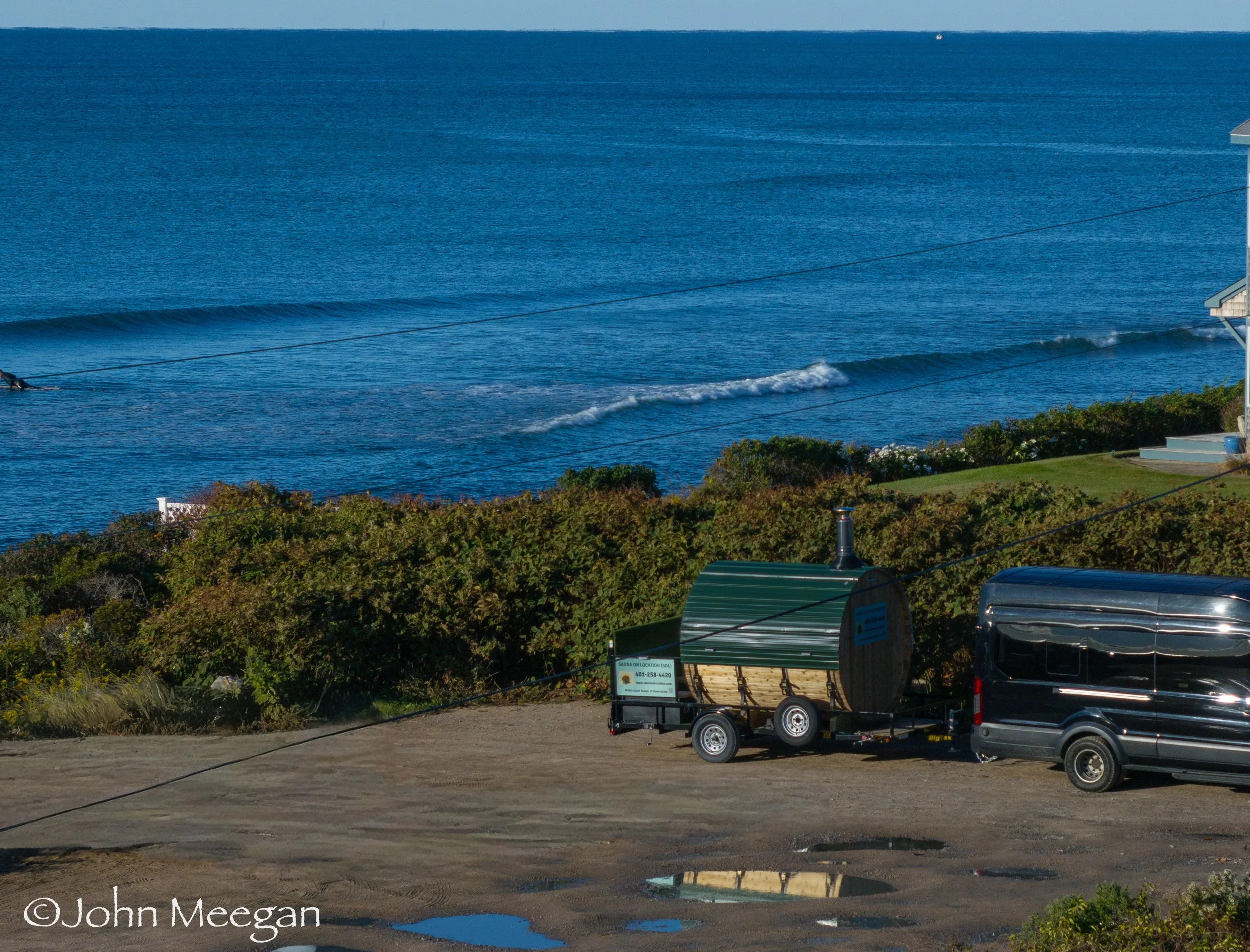 Luxury sauna service available for corporate retreats, private parties, and weddings across South County Rhode Island.