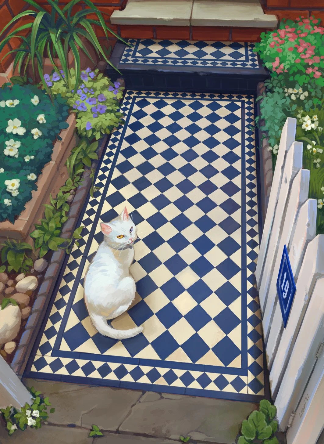 Inspired by walking around residential areas of west London - Adobe Photoshop