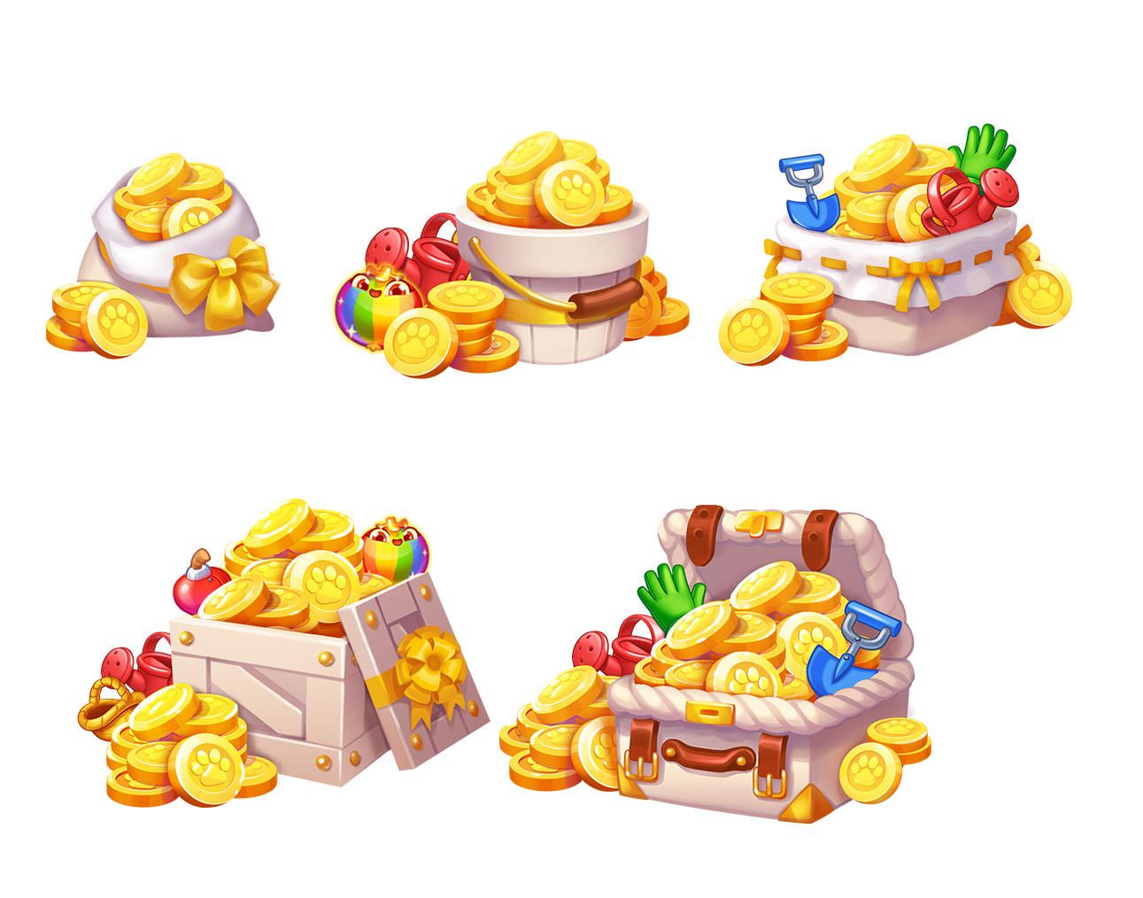 Bundle image illustrations created for the game store