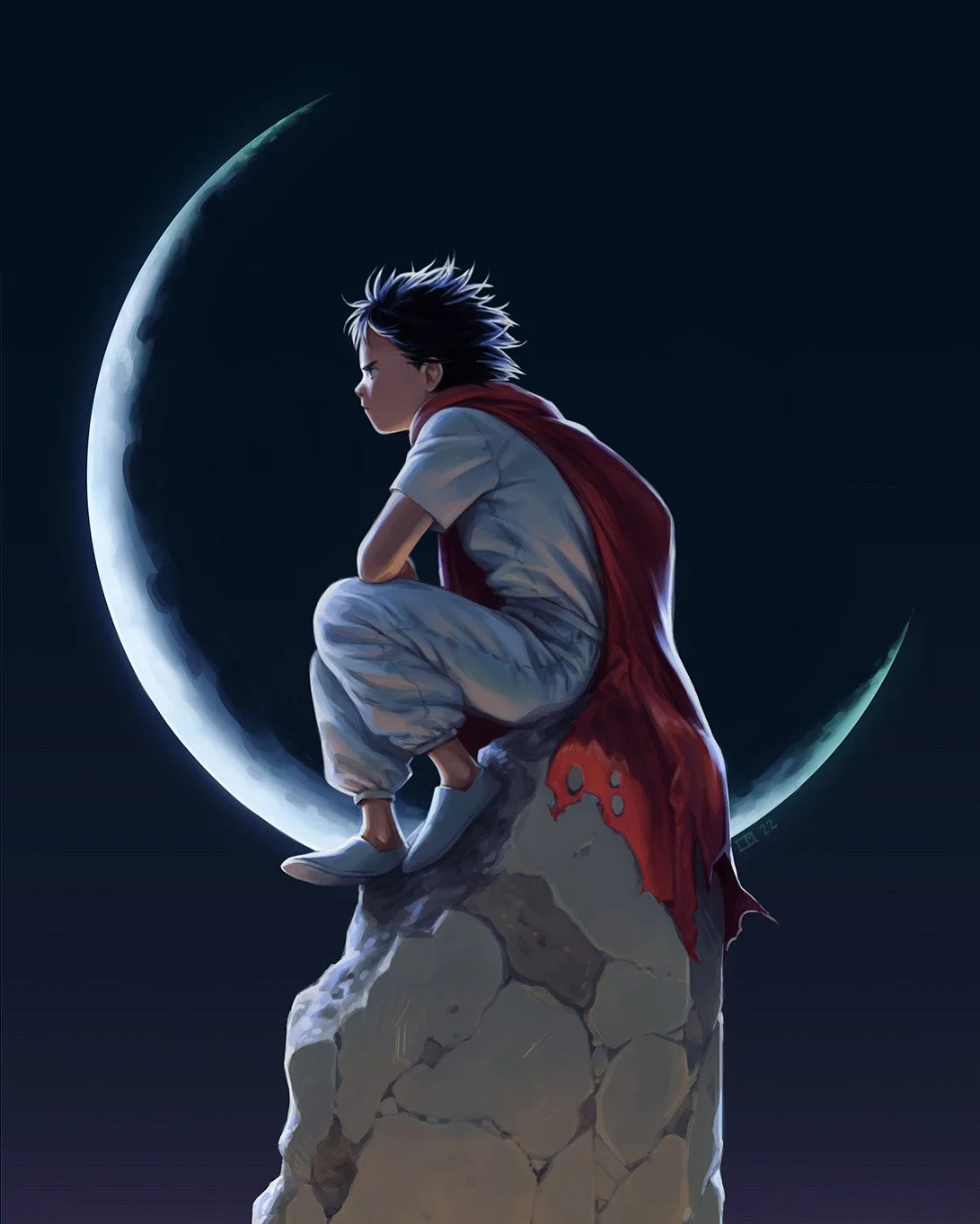 Fan art of the manga 'Akira' - Adobe Photoshop