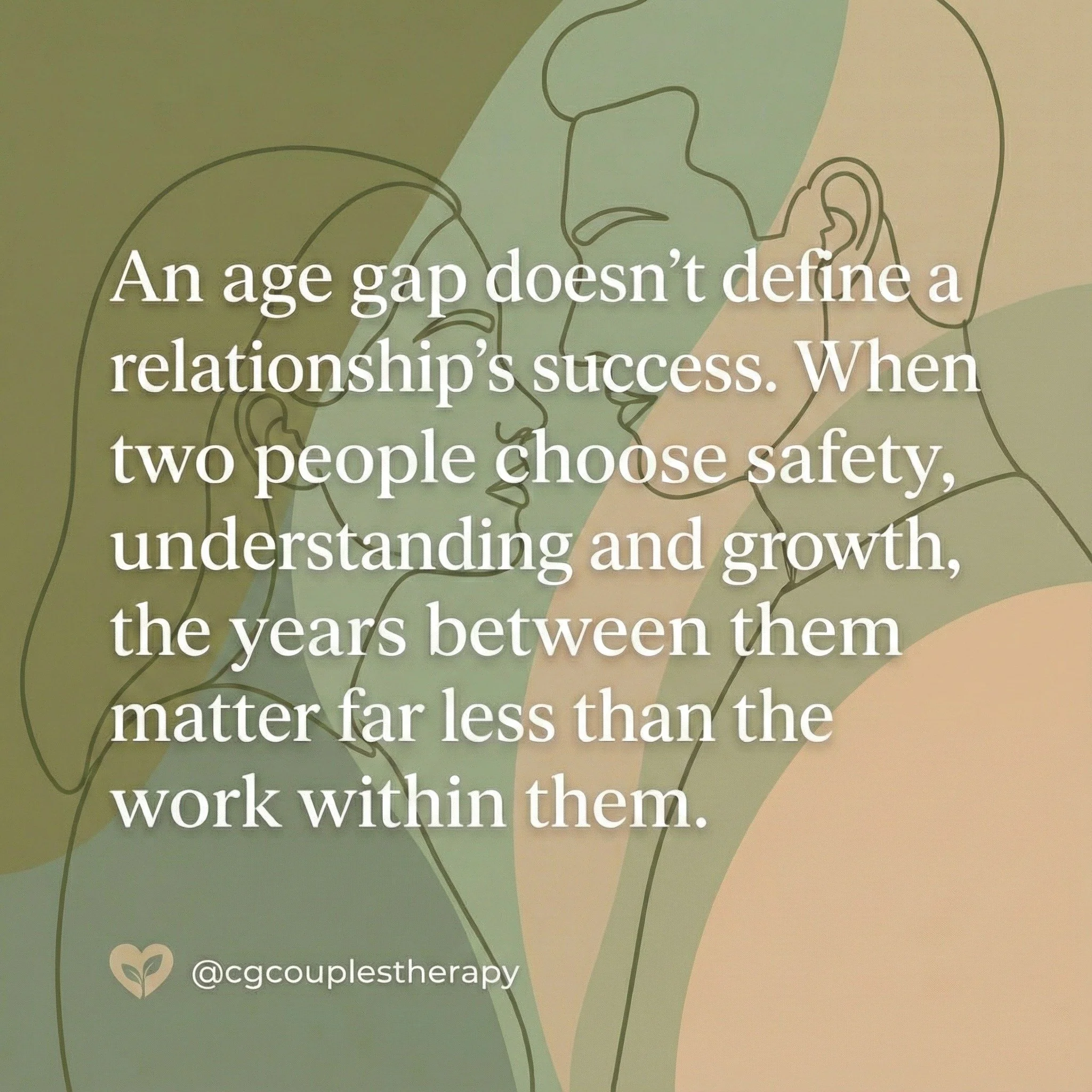 Age gaps can bring unique questions and emotions into a relationship, but they don&rsquo;t determine its health or longevity. What truly matters is the safety, communication, and mutual growth two people create together. If you&rsquo;re navigating an