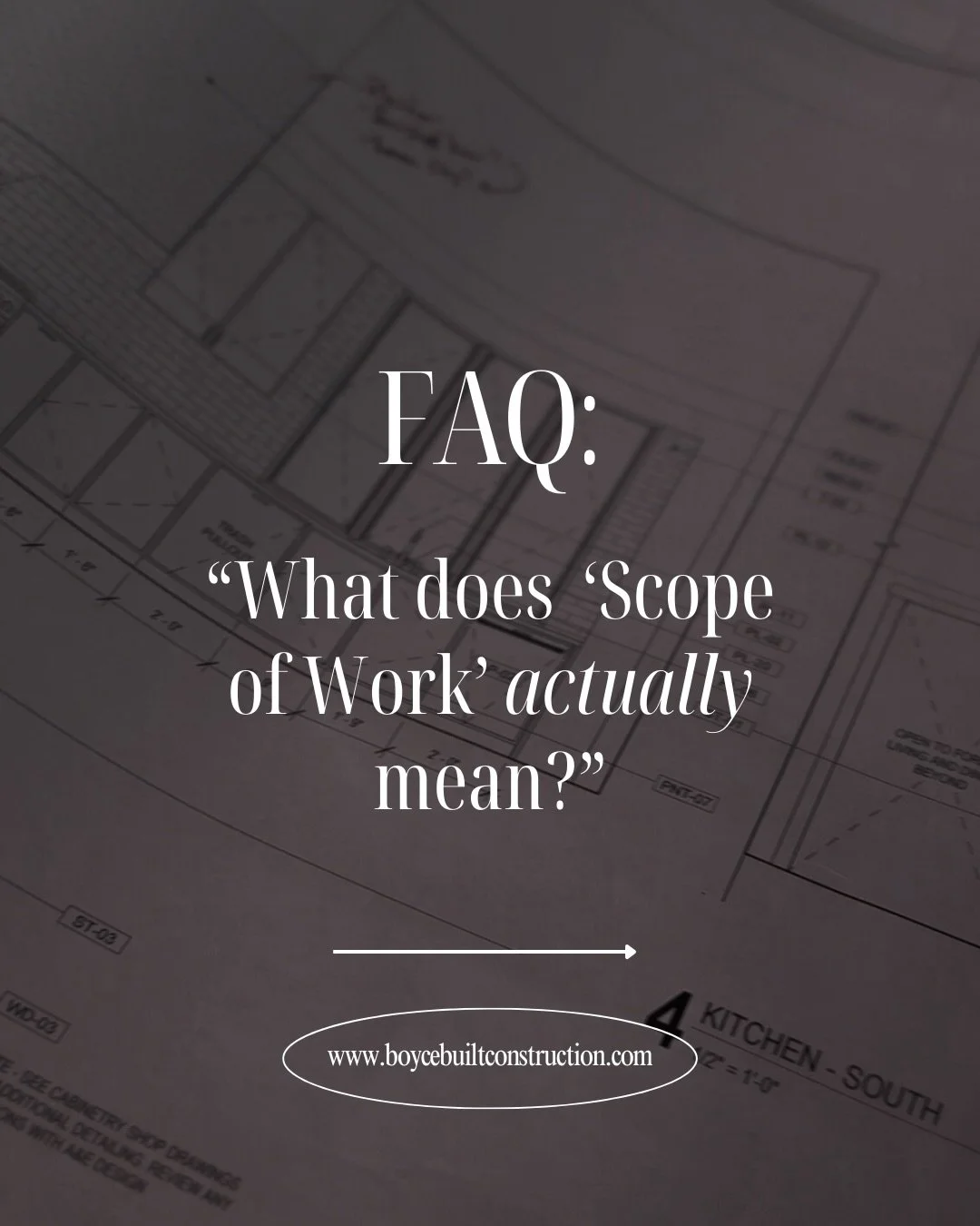 Before a remodel ever becomes beautiful&hellip; it has to become clear.
We just shared a new post on the blog about why a detailed Scope of Work is the single biggest factor in a smooth, on-budget, stress-free home renovation.

Clear expectations = c