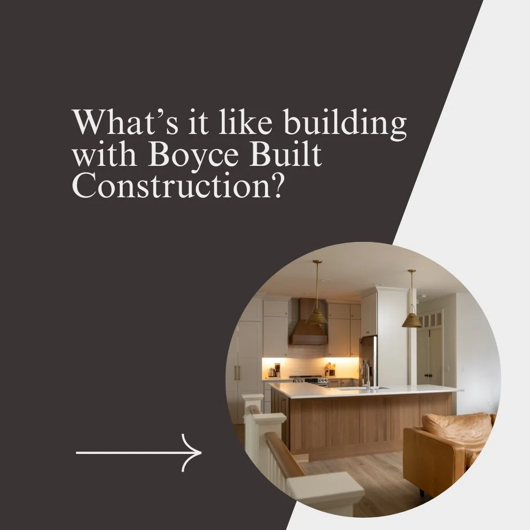 What&rsquo;s it really like to build with Boyce Built?
Clear communication. Thoughtful planning. A steady, organized process from start to finish.

If you are considering a renovation or custom build, we would love to start the conversation.
&bull;&b