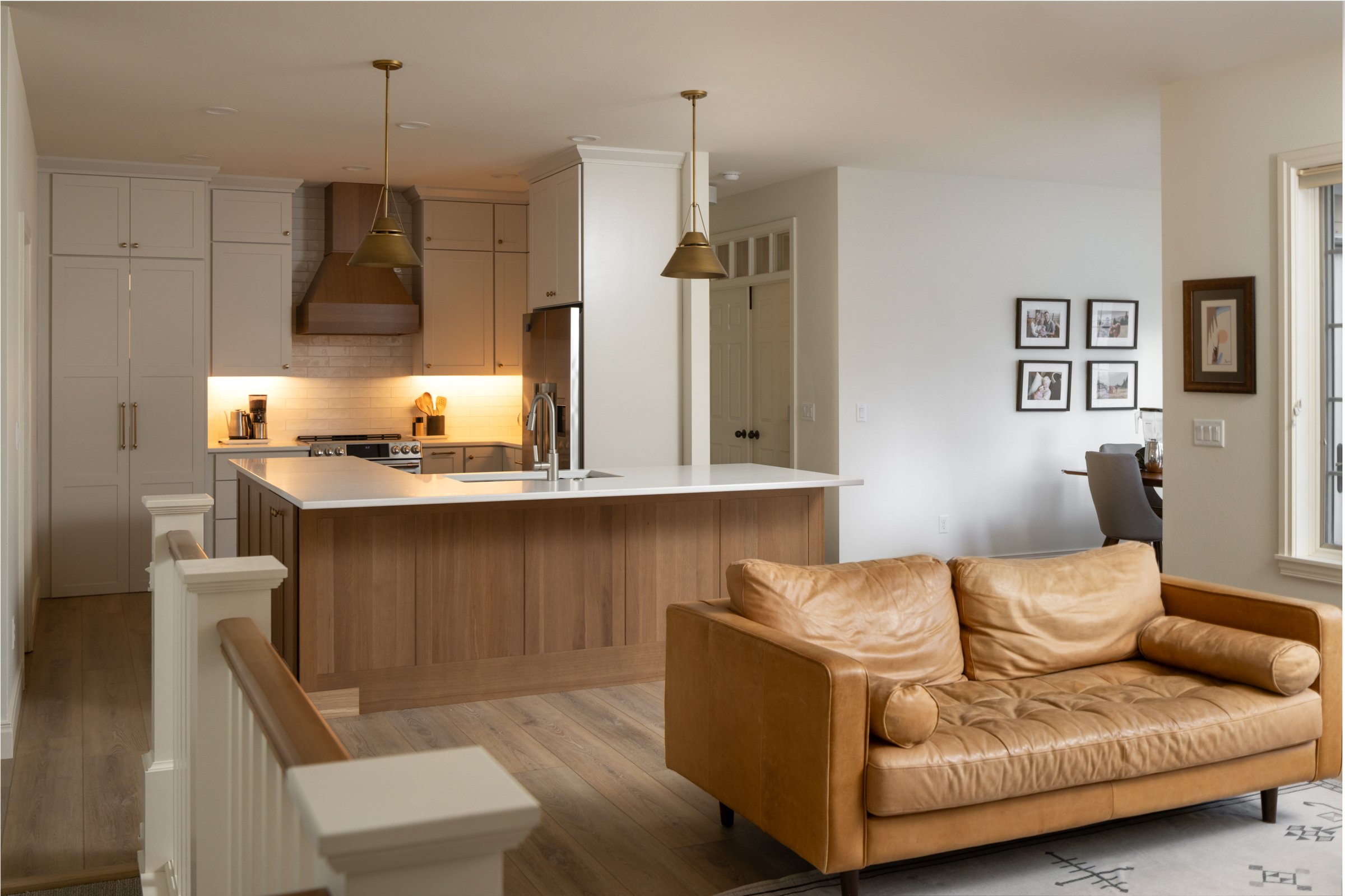 Kitchen remodel in the Rimrock West subdivision of Billings Montana by Boyce Built Construction, designed by Hannesson Home.