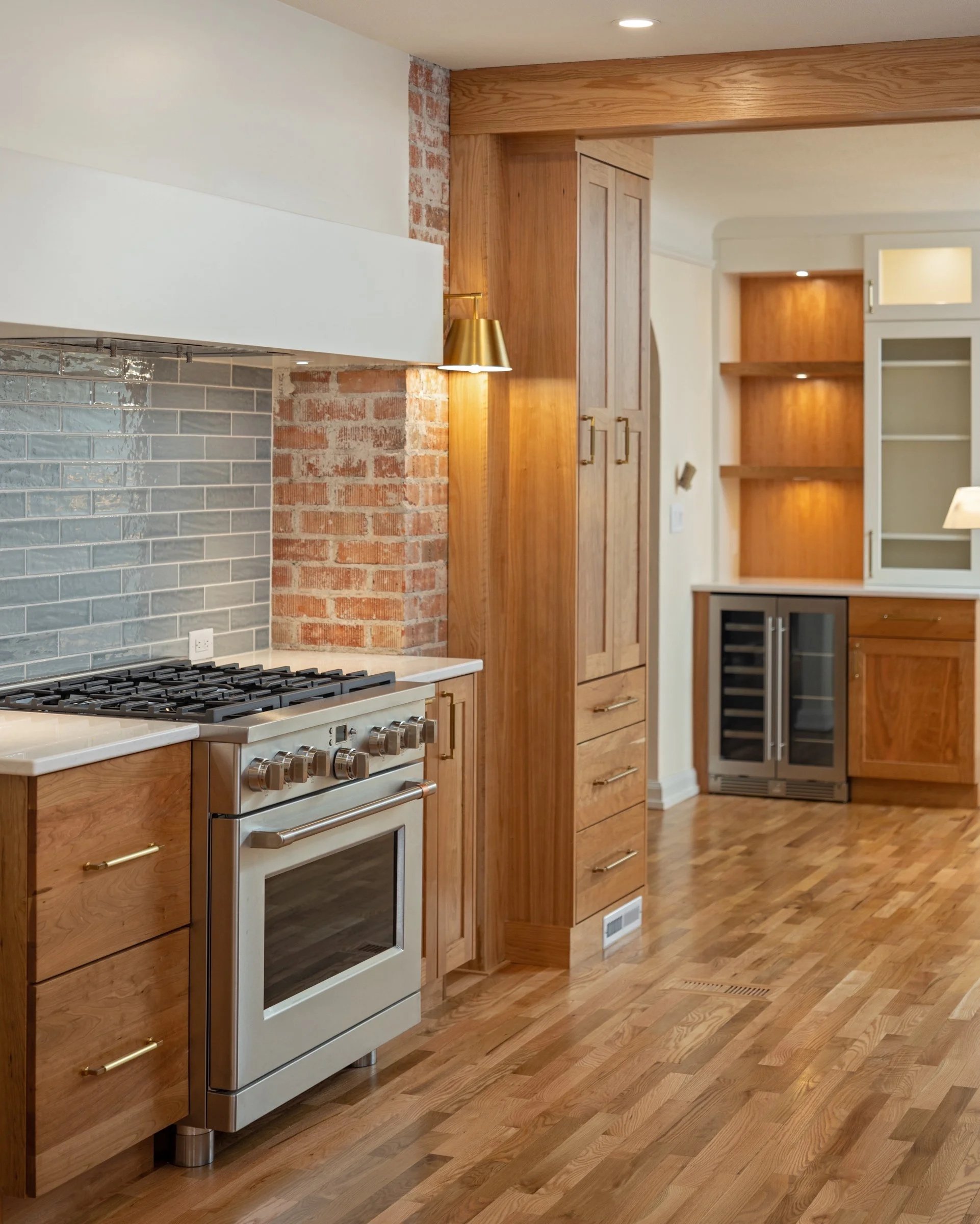 Kitchen remodel near Billings Clinic in Billings Montana by Boyce Built Construction, designed by Hannesson Home.