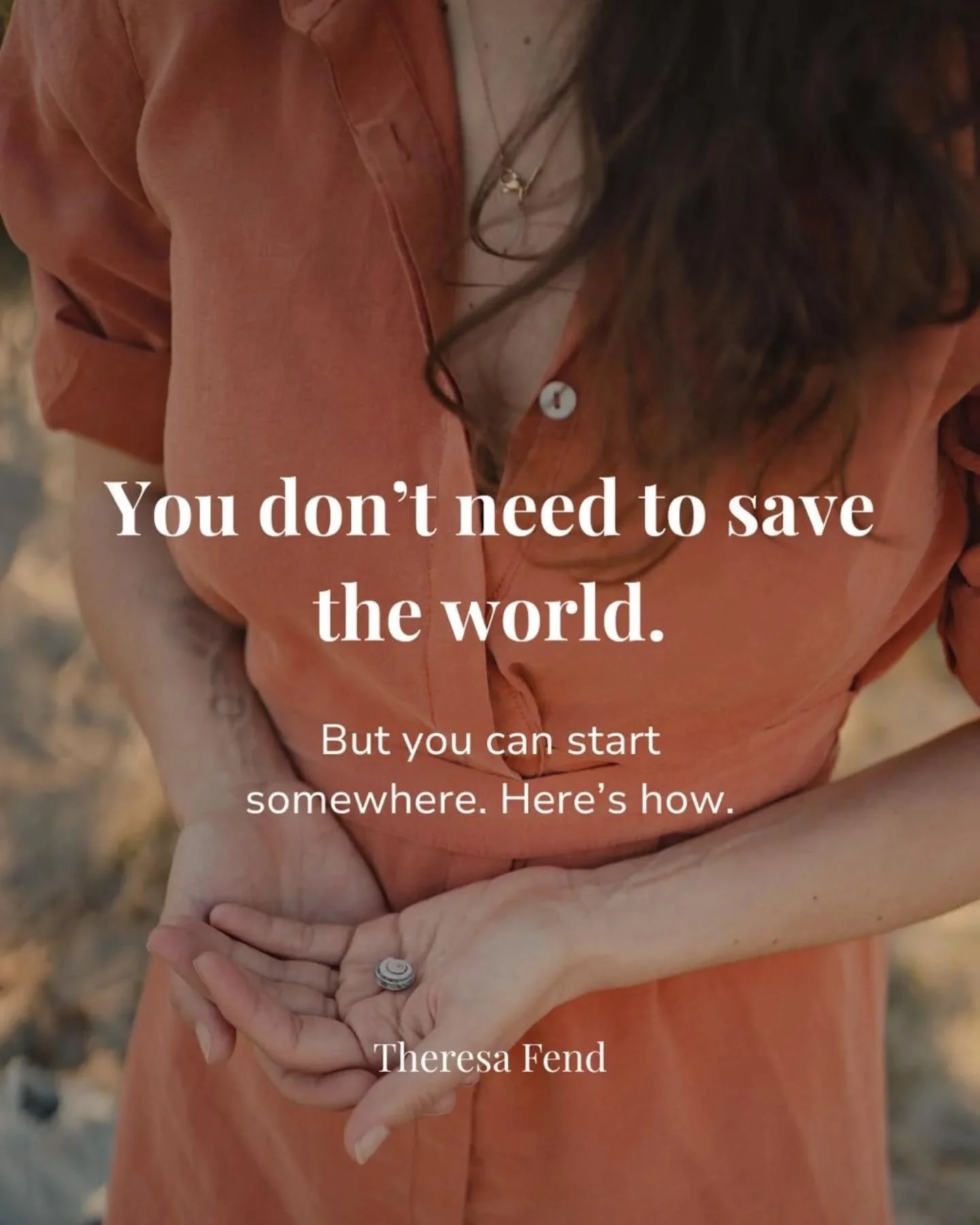 Sometimes, the state of the world feels so big that the easiest response is&hellip; doing nothing.

Not because we don&rsquo;t care.
But nothing we can do feels big enough to make a difference.

I&rsquo;ve felt that too. Especially as a new parent wi