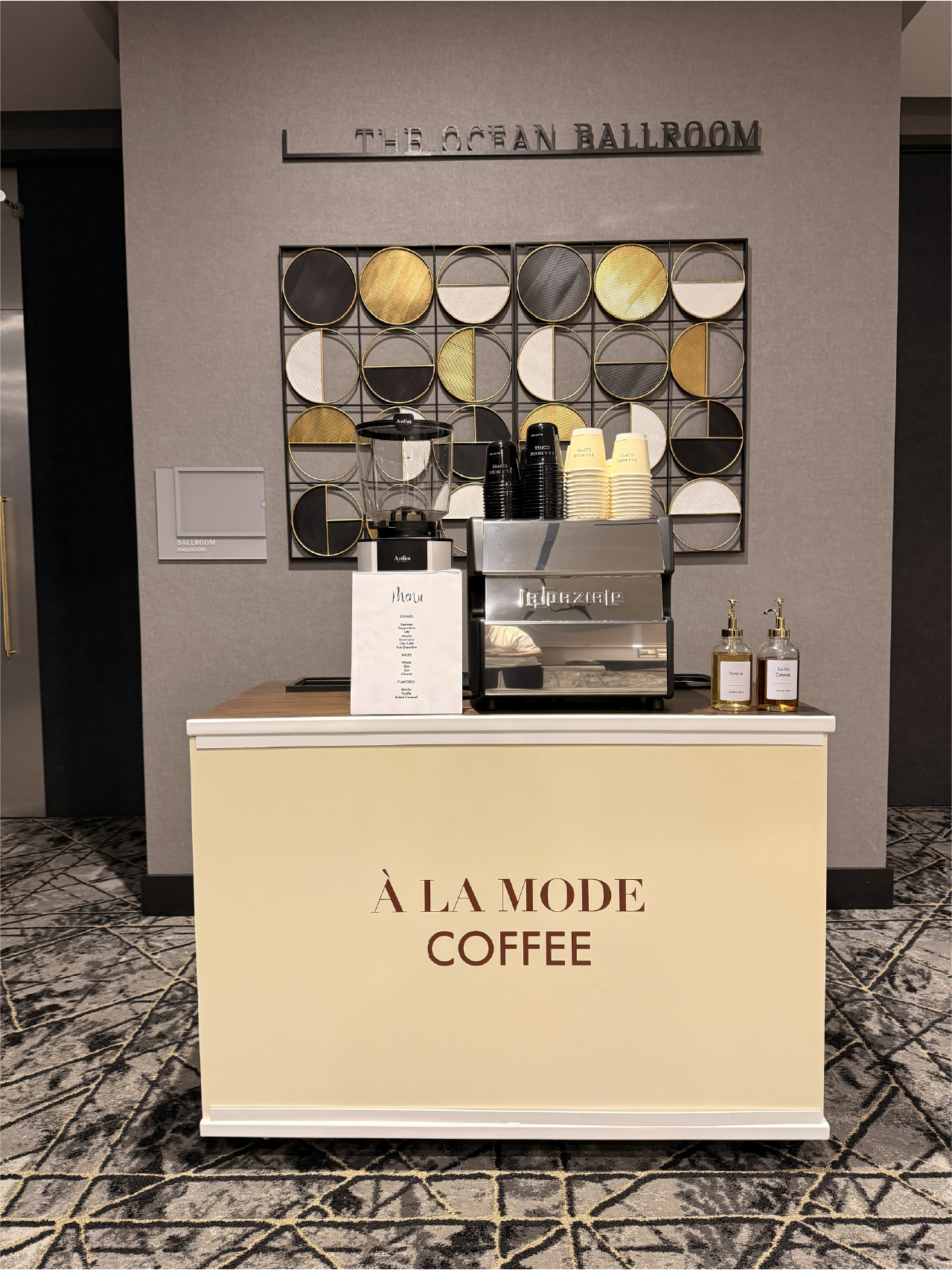 Coffe cart, mobile espresso bar, cooperate event