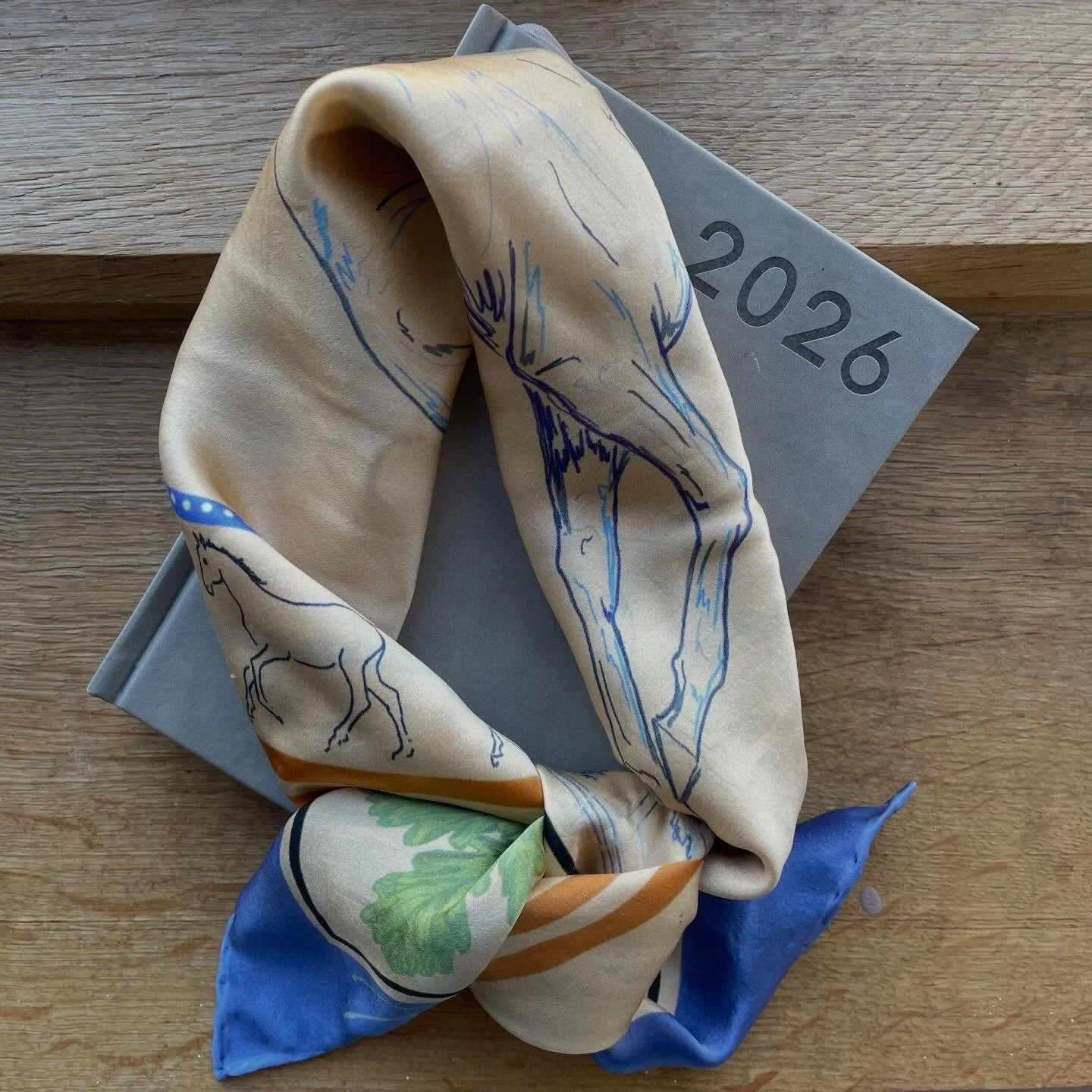 I wonder what 2026 will have in store for us? 

#silkscarfstyling #silkscarfdesign #horsefashion #horsesilkscarf #countrysidefashion