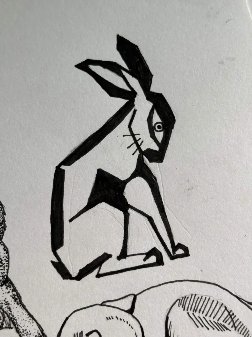 geometric rabbit art.webp
