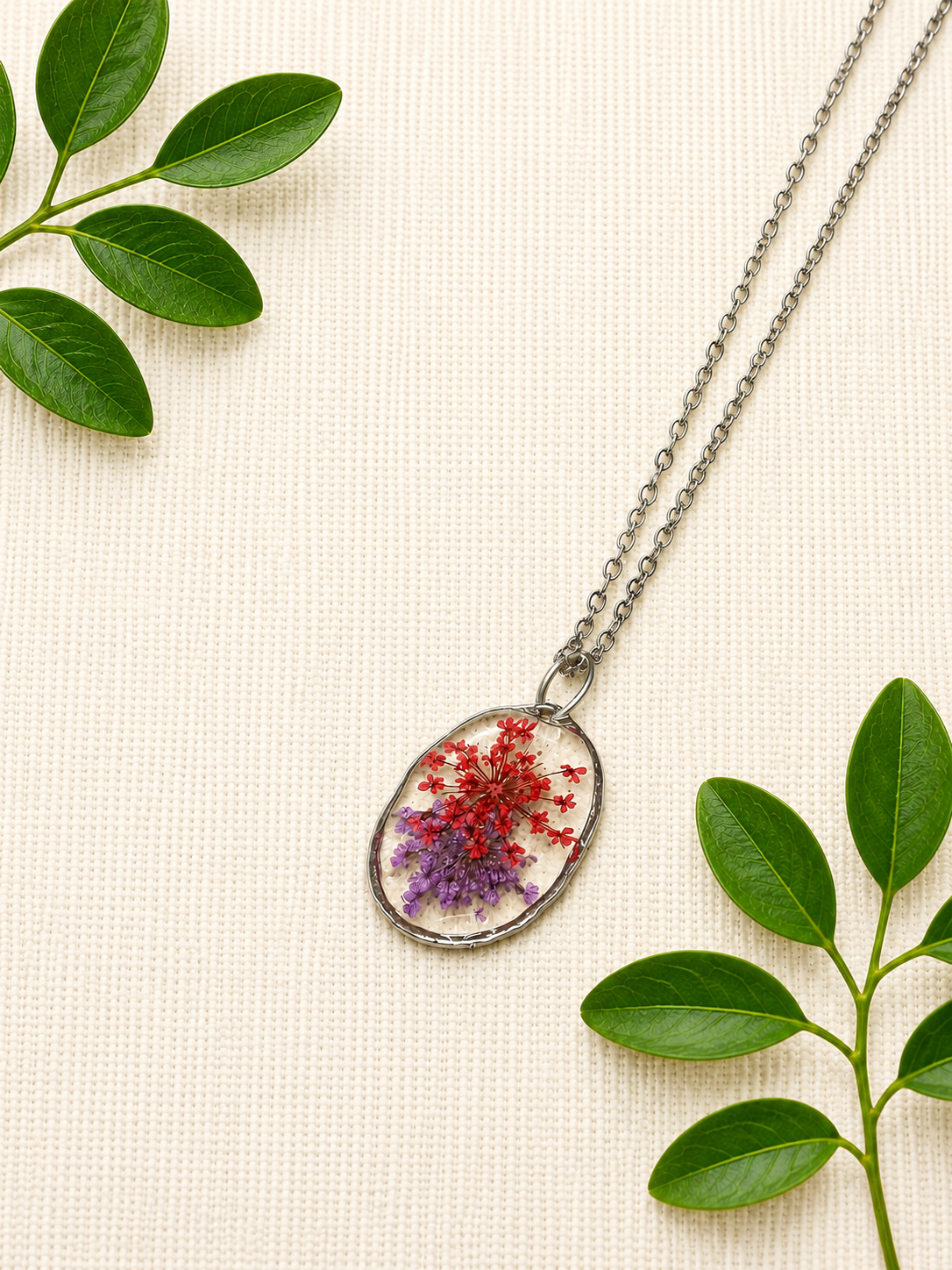 Purple & Red Baby's Breath