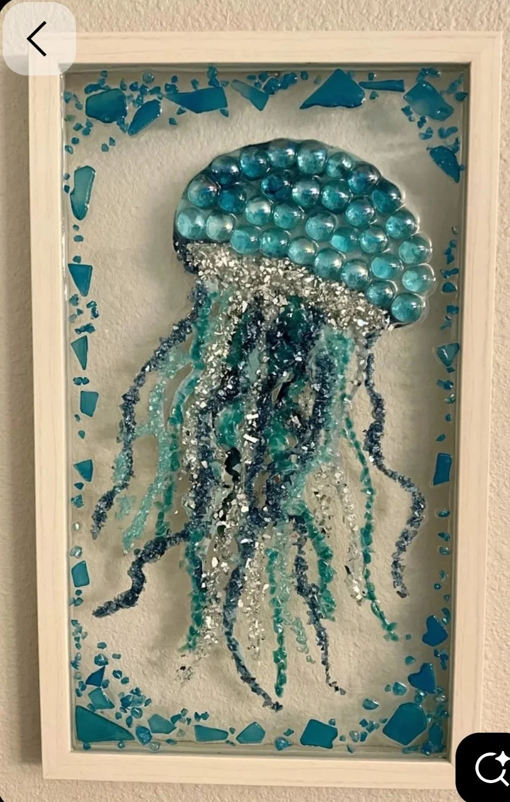 Sea Glass Jelly Fish (2/8)