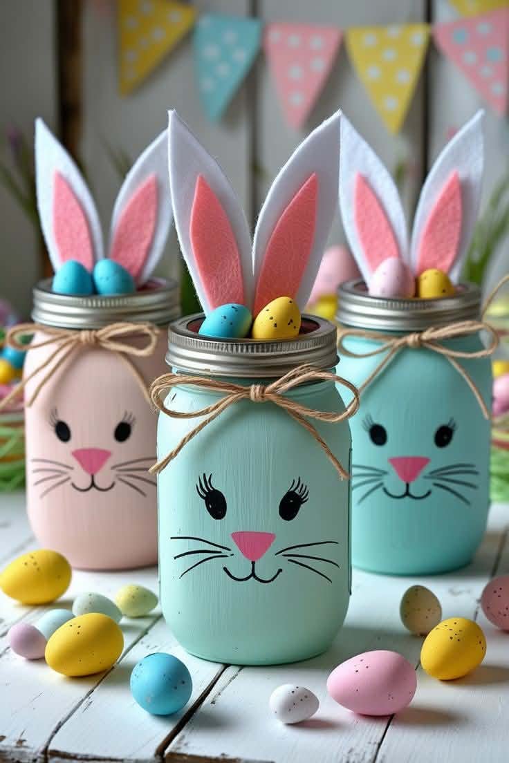 Bunny Mason Jar (3/11)