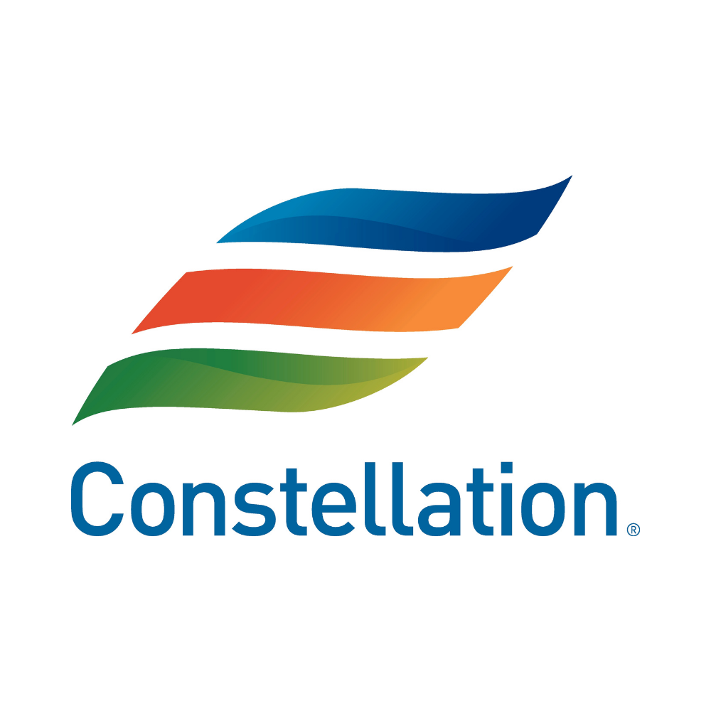 Constellation logo with three colorful, curved lines in blue, orange, and green above the word 'Constellation' in blue text.