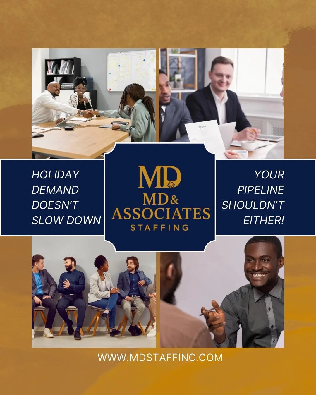 Holiday demand doesn&rsquo;t slow down - and your pipeline shouldn&rsquo;t either. 📈🎄 When business stays busy, MD &amp; Associates Staffing is here to keep you fully staffed and moving forward. From short-term support to long-term placements, we&r
